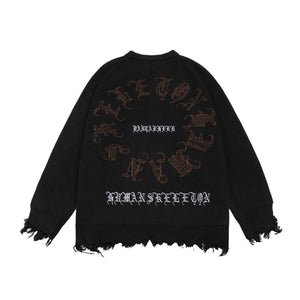 Harajuku Devil Wings Sweater