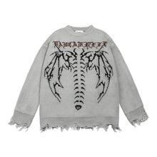 Load image into Gallery viewer, Harajuku Devil Wings Sweater
