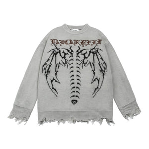 Harajuku Devil Wings Sweater