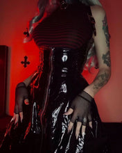Load image into Gallery viewer, High Waist Suspender Gothic Skirt
